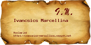Ivancsics Marcellina névjegykártya
